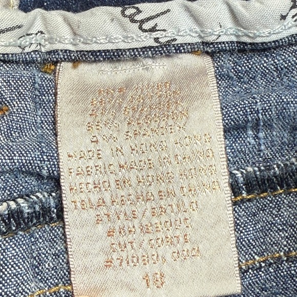 Baby Phat Women's Jeans Size 18 Flare Bootcut Blue Denim Stretch Y2K Distressed - Picture 3 of 12